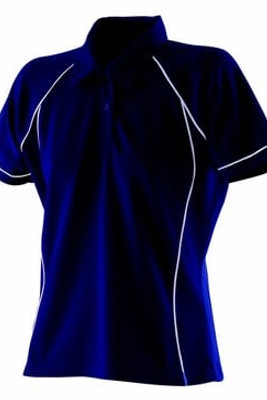 Finden & Hales LV371 - Ladies Performance Piped Polo Shirt