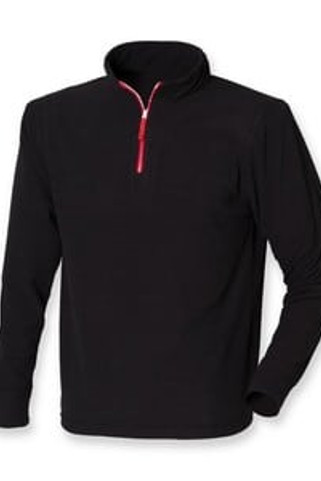 Finden & Hales LV570 - Piped Zip Neck Fleece