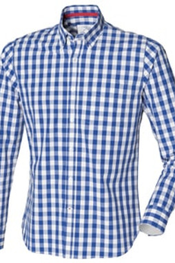 Front Row FR500 - Long Sleeve Checked Cotton Shirt
