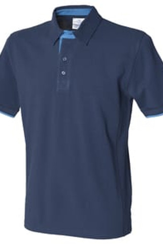 Front Row FR200 - Contrast Cotton Piqué Polo Shirt