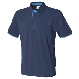 Front Row FR200 - Contrast Cotton Piqué Polo Shirt