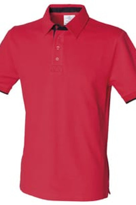 Front Row FR200 - Contrast Cotton Piqué Polo Shirt