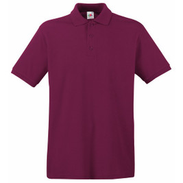 Fruit of the Loom SS255 - Polo Elegante con Bottoni a Tre