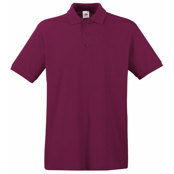 Fruit of the Loom SS255 - Laadukas Kolmen Napin Paita