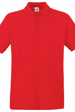 Fruit of the Loom SS255 - Polo Elegante con Bottoni a Tre