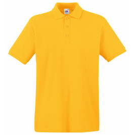 Fruit of the Loom SS255 - Polo Elegante con Bottoni a Tre