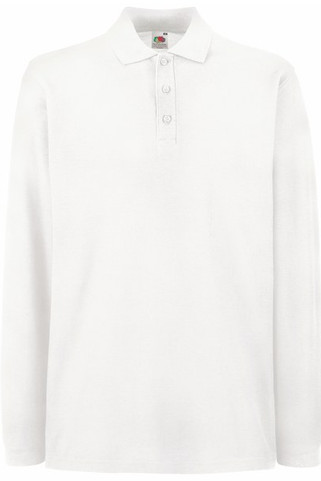 Fruit of the Loom SS258 - Polo premium cu mânecă lungă
