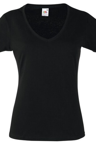 Fruit of the Loom SS047 - Womens V-neck T-shirt
