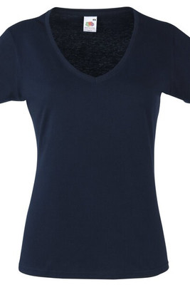 Fruit of the Loom SS047 - T-Shirt mit V-Ausschnitt für Frauen