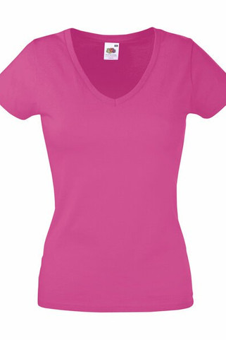 Fruit of the Loom SS047 - T-Shirt mit V-Ausschnitt für Frauen