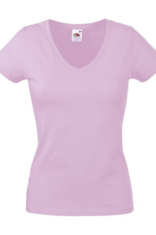 Fruit of the Loom SS047 - T-Shirt mit V-Ausschnitt für Frauen