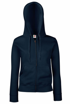 Fruit of the Loom SS312 - Felpa Lady-Fit con cappuccio e cerniera