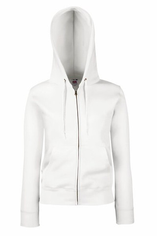 Fruit of the Loom SS312 - Klassisk hættetrøje med lynlås 80/20