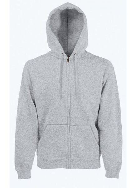 Fruit of the Loom SS222 - Felpa con Cappuccio e Zip in Morbido Filato Belcoro