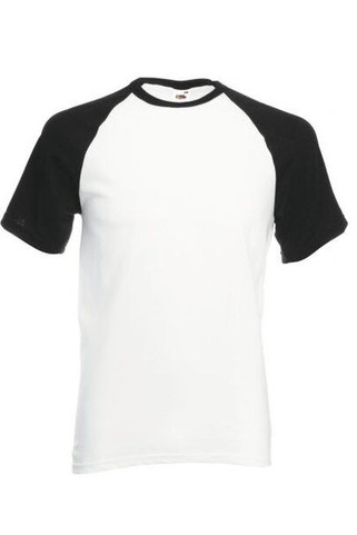 Fruit of the Loom SS026 - Kurzarm Baseball T-Shirt