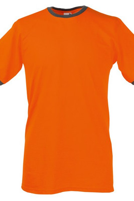 Fruit of the Loom SS168 - Komfortabler Kontrast Ringer T-Shirt