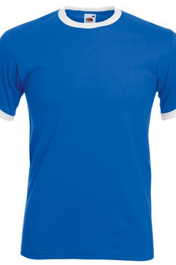 Fruit of the Loom SS168 - T-shirt Ringer Comfort in Cotone Morbido