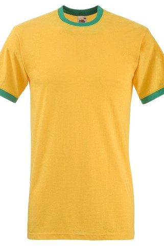 Fruit of the Loom SS168 - Ringer T-skjorte for menn