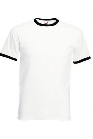 Fruit of the Loom SS168 - T-Shirt Homme Ringer