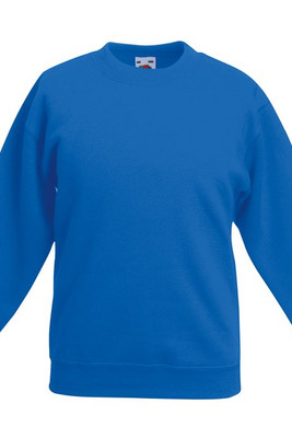 Fruit of the Loom SS201 - Klassisk 80/20 indbygget ærmet sweatshirt