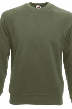 Fruit of the Loom SS270 - Klassische 80/20 Raglan Sweatshirt