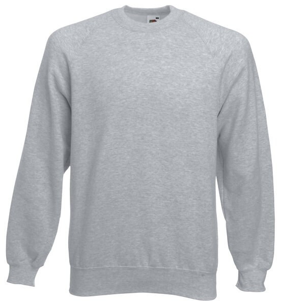 Fruit of the Loom SS270 - Klassinen 80/20 raglan-collegepaita