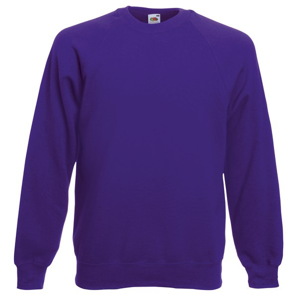 Fruit of the Loom SS270 - Klassinen 80/20 raglan-collegepaita