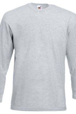 Fruit of the Loom SS032 - T-Shirt Manches Longues Homme Valueweight
