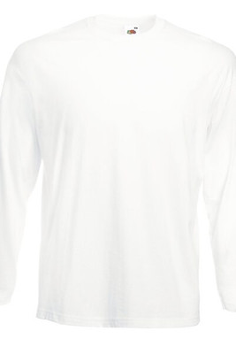 Fruit of the Loom SS032 - T-shirt Value Weight maniche lunghe