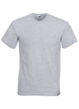 Fruit of the Loom SS034 - T-shirt Col V Confort Doux et Durable
