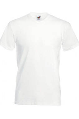 Fruit of the Loom SS034 - Majica s v-izrezom Valueweight