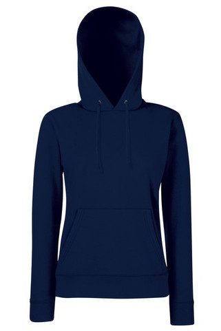 Fruit of the Loom SS038 - Класически дамски суитшърт с качулка 80/20