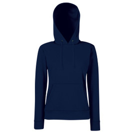 Fruit of the Loom SS038 - Sweatshirt Mulher Com Capuz Ajustada