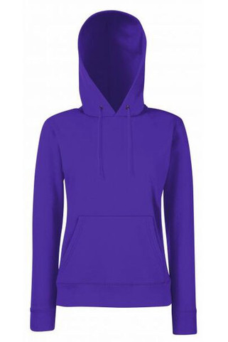 Fruit of the Loom SS038 - Classic 80/20 lady-fit hooded sweatshirt