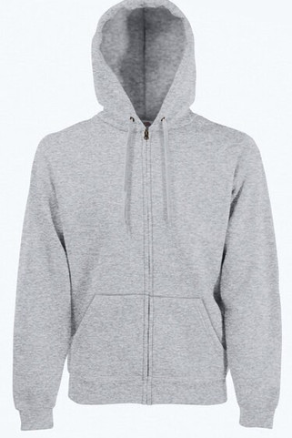 Fruit of the Loom SS822 - Premium 70/30 dames sweatshirt jack met capuchon