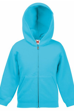 Fruit of the Loom SS225 - Classic 80/20 kids hooded sweatshirt jacket