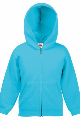 Fruit of the Loom SS225 - Classic 80/20 kids hooded sweatshirt jacket