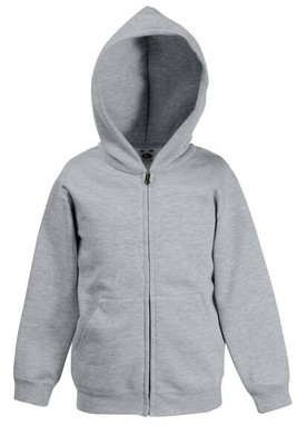 Fruit of the Loom SS225 - Classic 80/20 kids hooded sweatshirt jacket