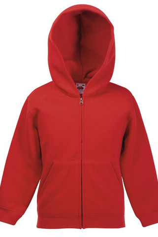 Fruit of the Loom SS225 - Classic 80/20 kids hooded sweatshirt jacket