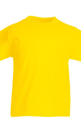 Fruit of the Loom SS031 - 100% bomull Valueweight barnpassad T-shirt