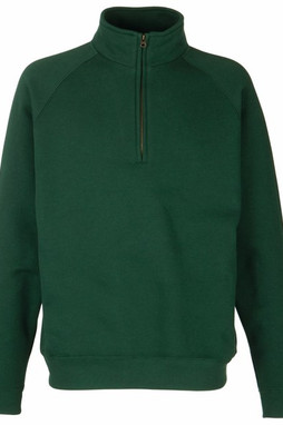 Fruit of the Loom SS830 - Sweat-shirt zippé 1/4 Premium 80/20
