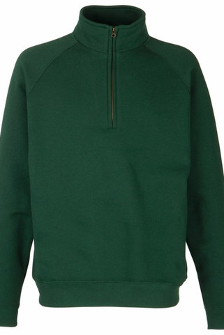 Fruit of the Loom SS830 - Sweat-shirt zippé 1/4 Premium 80/20