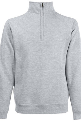 Fruit of the Loom SS830 - Premium 70/30 zip neck sweatshirt