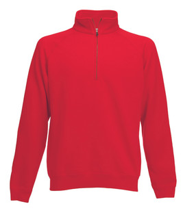 Fruit of the Loom SS830 - Sweat-shirt zippé 1/4 Premium 80/20