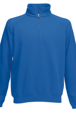 Fruit of the Loom SS830 - 1/4 Premium 80/20 sweatshirt med lynlås