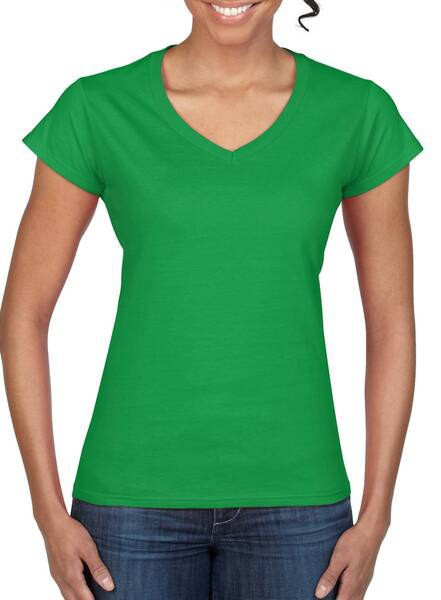 Gildan GD078 - T-shirt donna con scollatura a V Softstyle®