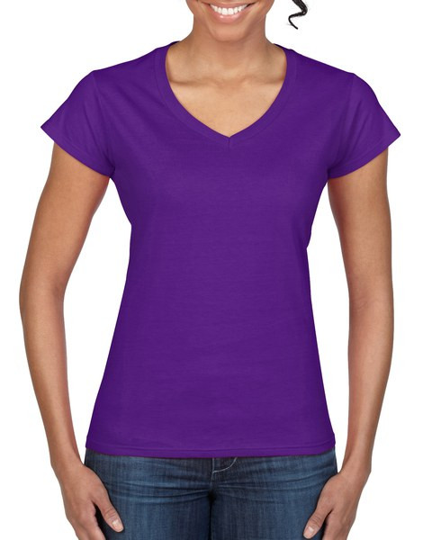 Gildan GD078 - Premium Softstyle Women's V-Neck T-Shirt