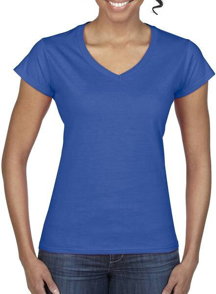 Gildan GD078 - Premium Softstyle Women's V-Neck T-Shirt