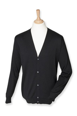 Henbury HB722 - Cardigan à boutons en V Homme