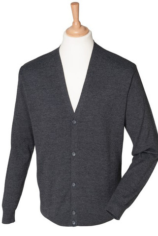 Henbury HB722 - Classic Horn Button Knit Cardigan